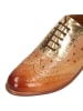 MELVIN & HAMILTON Leder-Schnürschuhe "Selina 56" in Hellbraun/ Gold