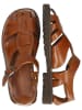 MELVIN & HAMILTON Leder-Halbsandalen in Hellbraun