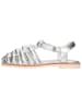 MELVIN & HAMILTON Leder-Halbsandalen "Keyla 2" in Silber