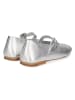 MELVIN & HAMILTON Leren ballerina's zilverkleurig
