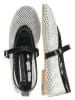 MELVIN & HAMILTON Leder-Ballerinas in Weiß/ Schwarz