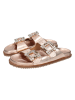 MELVIN & HAMILTON Leder-Pantoletten "Eve 1" in Rosegold