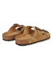 MELVIN & HAMILTON Leren slippers "Kev 1" lichtbruin