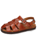 MELVIN & HAMILTON Leder-Halbsandalen "Robert 40" in Hellbraun