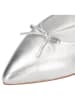 MELVIN & HAMILTON Skórzane baleriny "Alora 4" w kolorze srebrnym