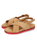 MELVIN & HAMILTON Leren sandalen "Siri 3" lichtbruin