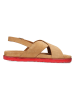 MELVIN & HAMILTON Leder-Sandalen "Siri 3" in Hellbraun