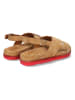 MELVIN & HAMILTON Leder-Sandalen "Siri 3" in Hellbraun