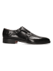 MELVIN & HAMILTON Leder-Monkstraps "Lawrence 4" in Schwarz
