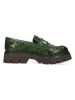 MELVIN & HAMILTON Leren mocassins "Thelia 6" groen