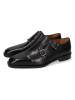 MELVIN & HAMILTON Leren monkstraps "Stefano 2" zwart