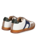 MELVIN & HAMILTON Leren sneakers "Jaxson 3" beige/wit/donkerblauw