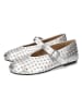 MELVIN & HAMILTON Leder-Ballerinas in Silber