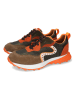 MELVIN & HAMILTON Leder-Sneakers "Richmond 8" in Khaki/ Orange
