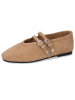 MELVIN & HAMILTON Leren ballerina's beige