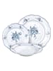 Tognana 18-delige serviesset ''Heritage Florals'' wit/blauw