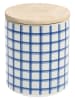 Tognana 2er-Set: Voorraadpot "Dolce Casa Cottage" blauw/wit - 460 ml