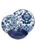 Tognana 18-delige serviesset "Madison Ortigia" blauw/wit