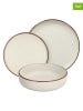 Tognana 18tlg. Tafelservice "Ardenne Avorio" in Creme/ Braun