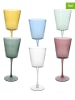 Andrea Fontebasso 1760 6-delige set: glazen "Alice" meerkleurig - 370 ml