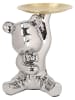 Tognana Dekotablett "Bear" in Silber - (B)18 x (H)19 x (T)16 cm