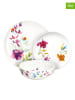 Tognana 18-delig tafelservies "Iris" wit/meerkleurig