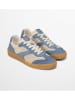 Marc O´Polo Leder-Sneakers in Hellblau/ Beige