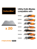 Fiskars Ersatzklingen "CarbonMax utility" - 20 Stück