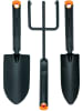 Fiskars 3-delige handgereedschapset "Ergo" groen