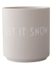 Design Letters Becher ''Let It Snow'' in Braun - 250 ml