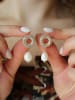Pierres delicates Vergulde oorstekers met parels