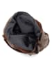 Lucca Baldi Leren shopper "Gimignano" taupe - (B)45 x (H)50 x (D)20 cm