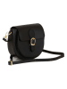 Lia Biassoni Leren schoudertas "Accesa" zwart - (B)24 x (H)18 x (D)12 cm