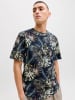 Jack & Jones Koszulka "Honululu" w kolorze granatowym