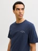 Jack & Jones Koszulka "College" w kolorze granatowym