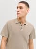 Jack & Jones Koszulka polo "Jess" w kolorze szarobrązowym