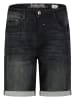 Sublevel Jeans-Bermudas in Schwarz