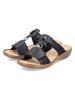 rieker Slippers zwart