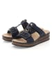 rieker Slippers donkerblauw