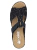 rieker Slippers donkerblauw