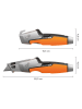 Fiskars Universalmesser "CarbonMax" in Orange