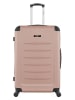 BlueStar 2-delige hardcase-trolleyset "Opera" roségoudkleurig