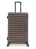 BlueStar 2-delige hardcase-trolleyset "Wagram" bruin