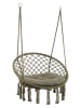 Bizzotto Fotel wiszący "Javier" w kolorze khaki - wys. 130 x Ø 80 cm