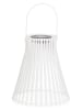 Bizzotto Solarlamp "Estel" wit - (H)26 x Ø 24 cm