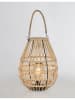 Bizzotto Solarlamp "Nikhita" beige/zwart - (H)28,5 x Ø 21,5 cm