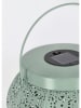 Bizzotto Lampa solarna "Kalidas" w kolorze zielonym - wys. 20 x Ø 20 cm