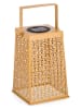 Bizzotto Solarlamp "Samir" lichtbruin - (B)14 x (H)20 x (D)14 cm
