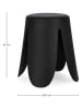Bizzotto Hocker "Imogen" in Schwarz - (H)47 cm