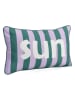 Bizzotto Kussen "Sun" paars/groen - (L)50 x (B)30 cm